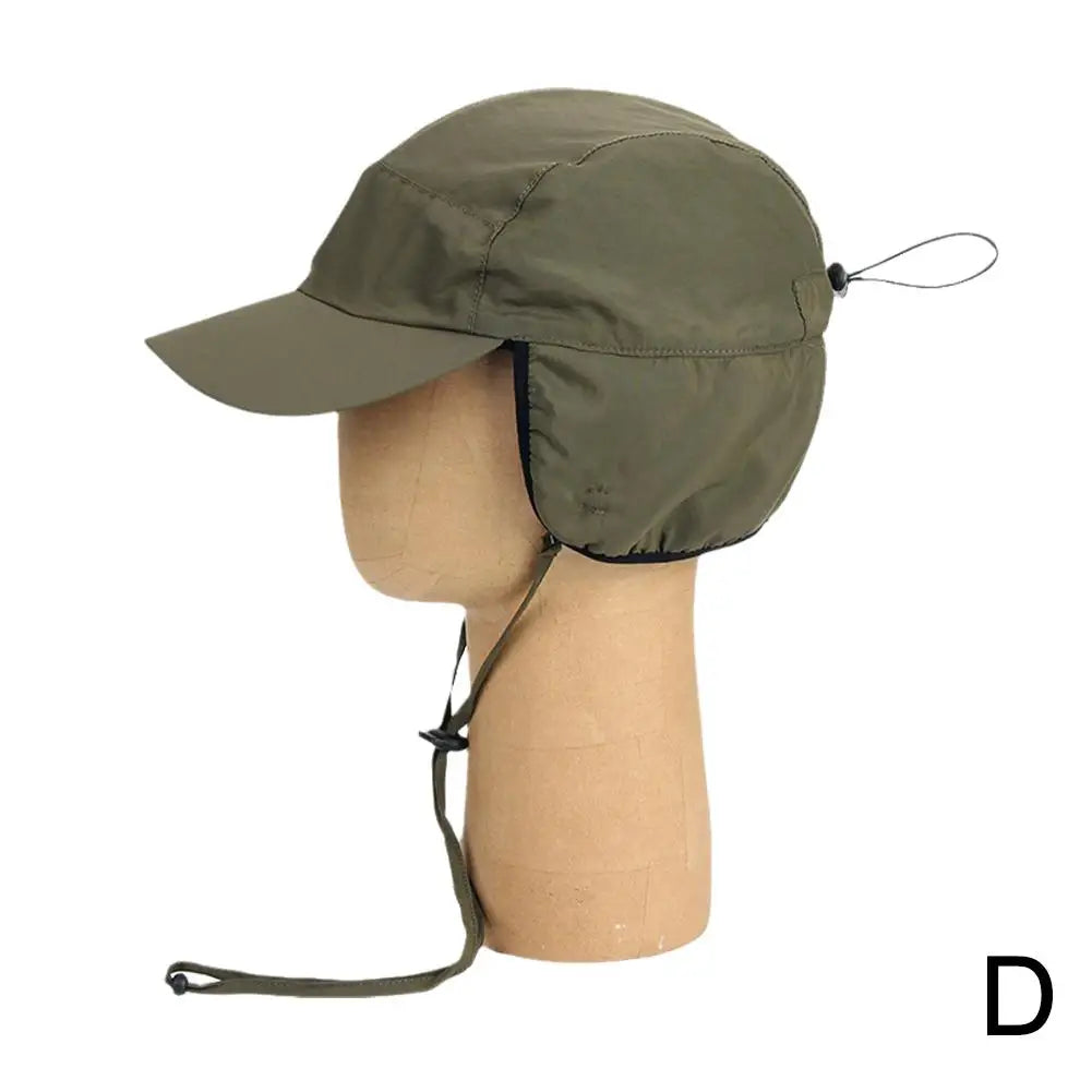 Adjustable Men's Winter Hats Lightweight Waterproof Warm Fleece
