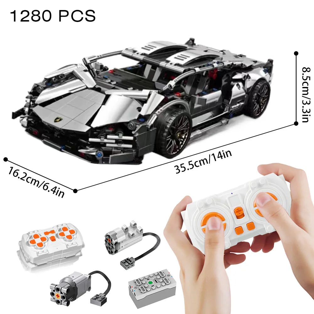 Riceblock Technical 1:14 Racing Sport Car Model Building