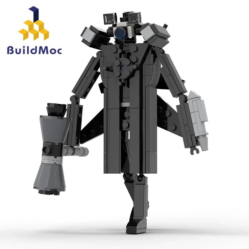 MOC Skibidi Toilet Upgraded Titan Cameraman Building Block