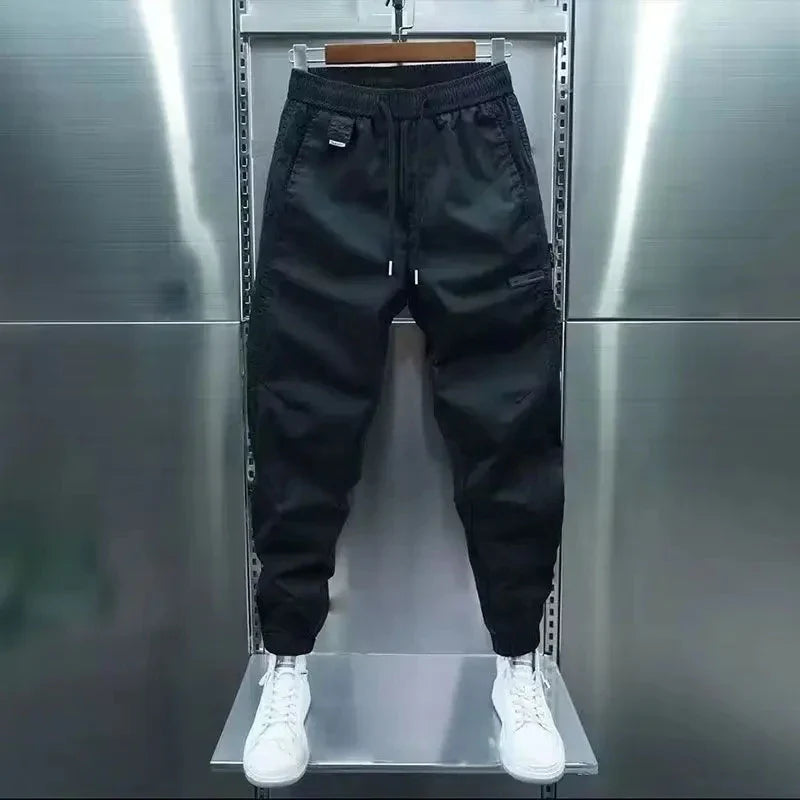 Cotton Joggers Cargo Pants Men Streetwear Hip Hop