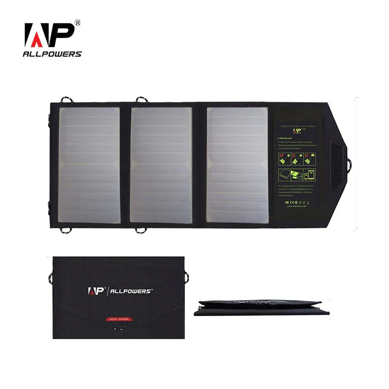 ALLPOWERS Solar panel 5V21W Portable Phone Charger Solar