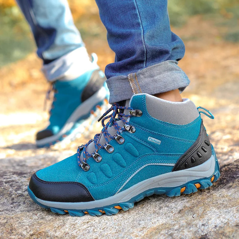 Women Hiking Waterproof Trekking Boots Winter High Top