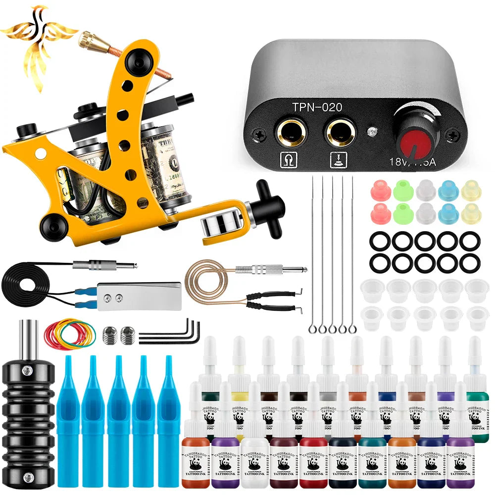 Tattoo Machine Set Beginner Practice Set Tattoo Needles