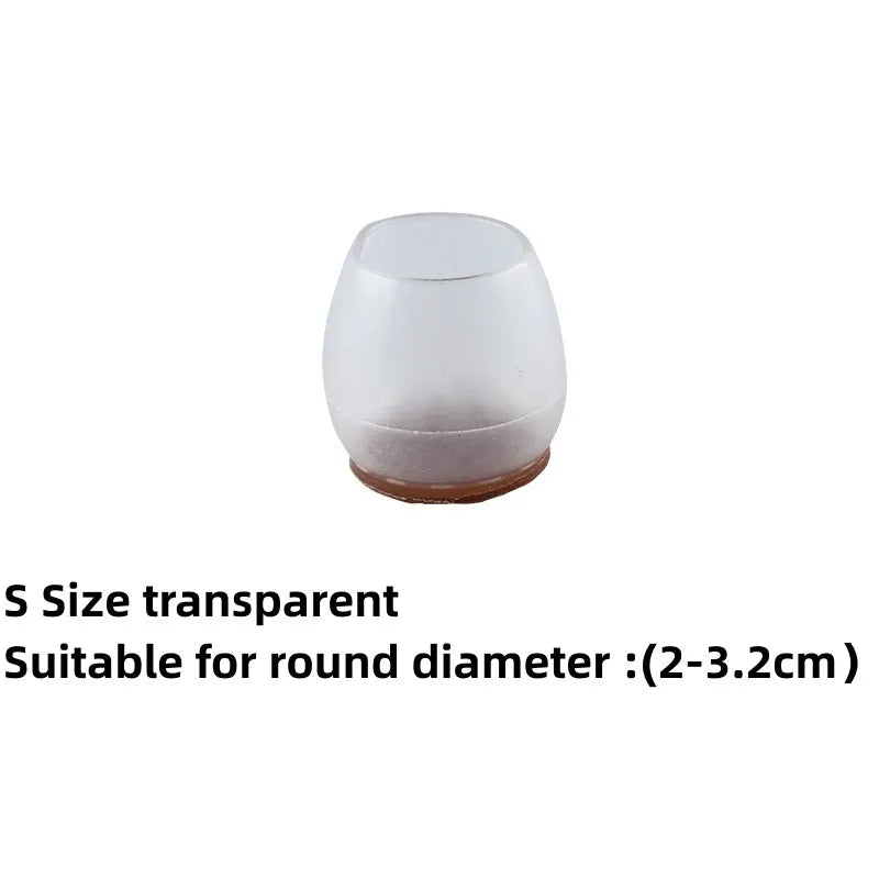 Silicone Chair Legs Non-Slip Pads Furniture Sofa Feet