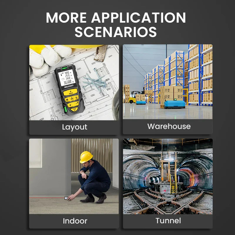 MILESEEY Laser Distance Meter S2 40M 60M 80M