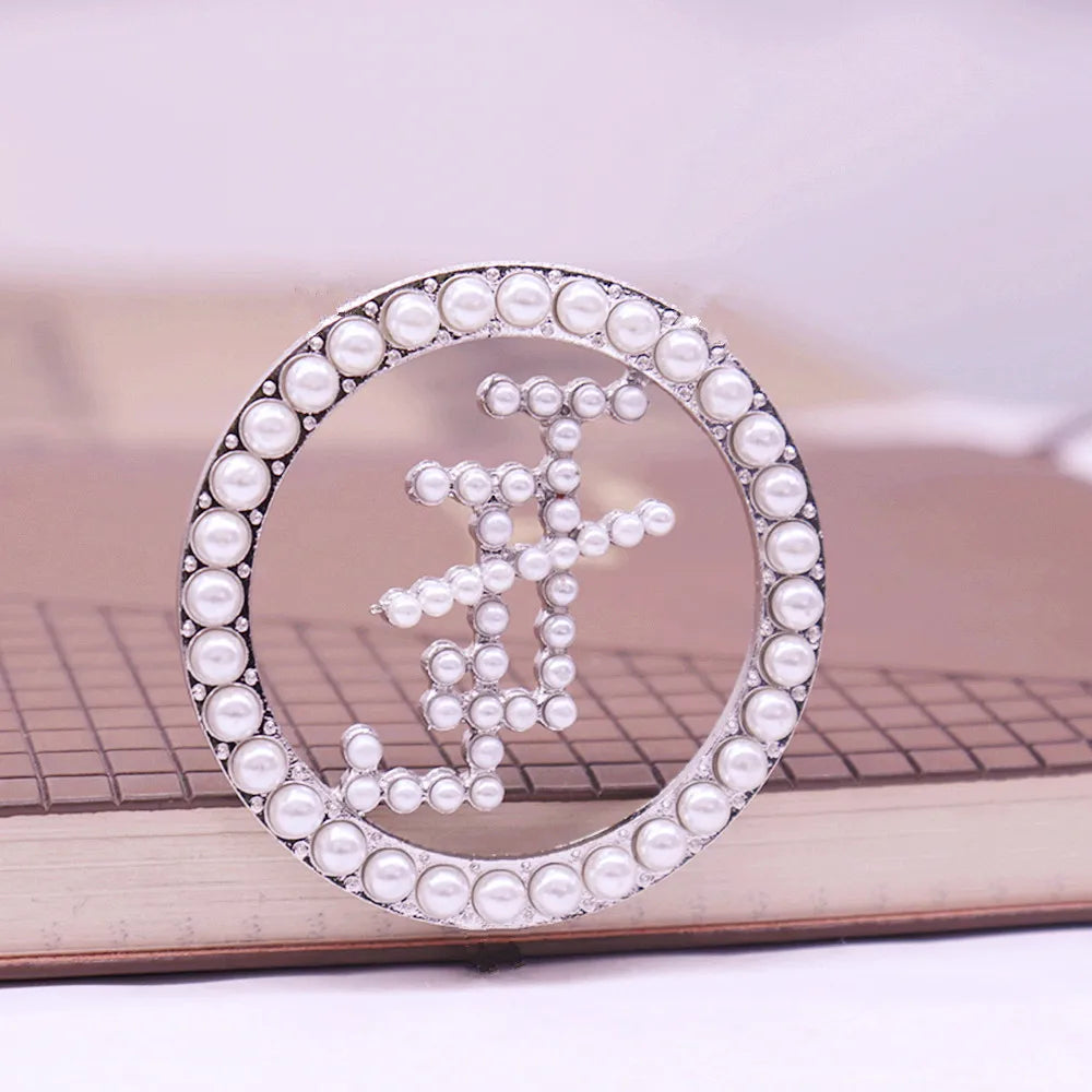 Apparel Decor Pearl Inlaid Letters Jack And Jill