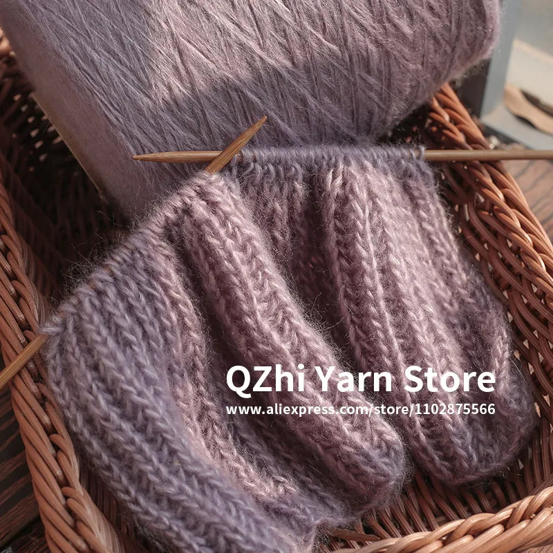 500G Soft Thick Mohair Cashmere Wool Yarn for