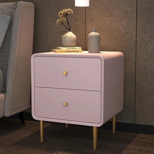 Storage Organizer Bedsides Table Drawers Unique Wood Italian
