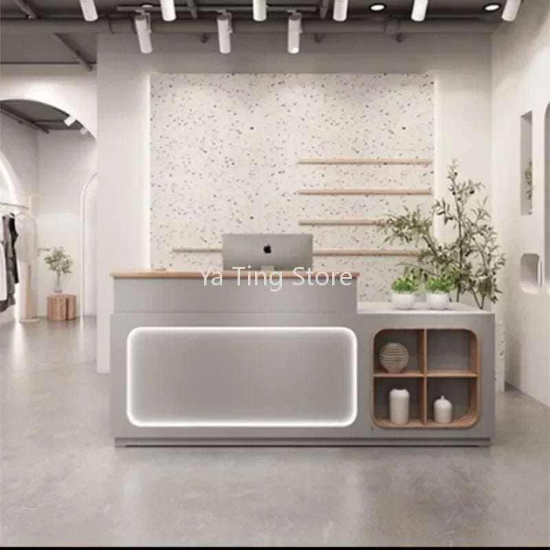 Mobile Display Reception Desk Front Bar Counter Luxury