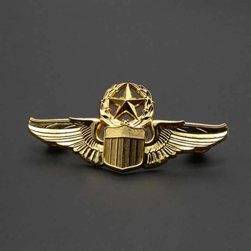 Classic Men Brooches Vintage WWII USAF Wings Military