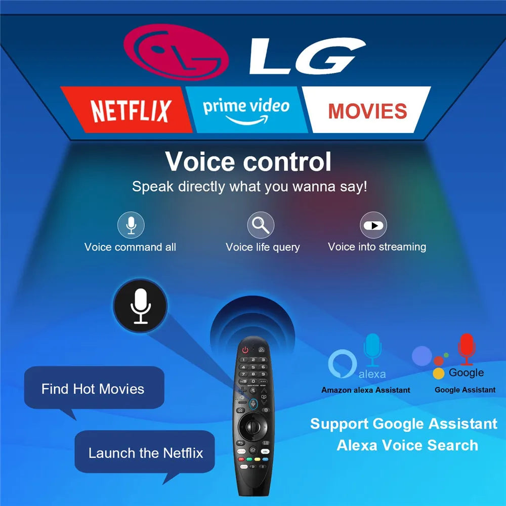 Voice Magic Remote Control AKB75855501 for LG Smart