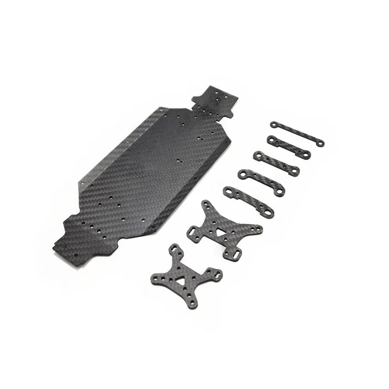 Wltoys upgrade parts Carbon fibre chassis shock bracket