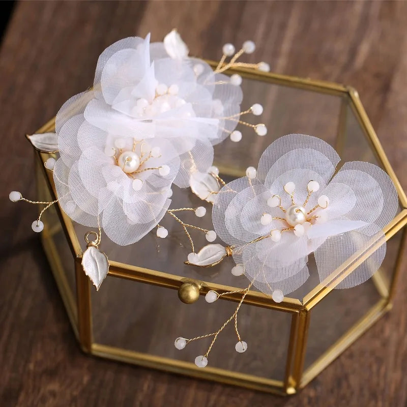 Flower Wedding Hair Accessories Hairband Bride Tiaras For