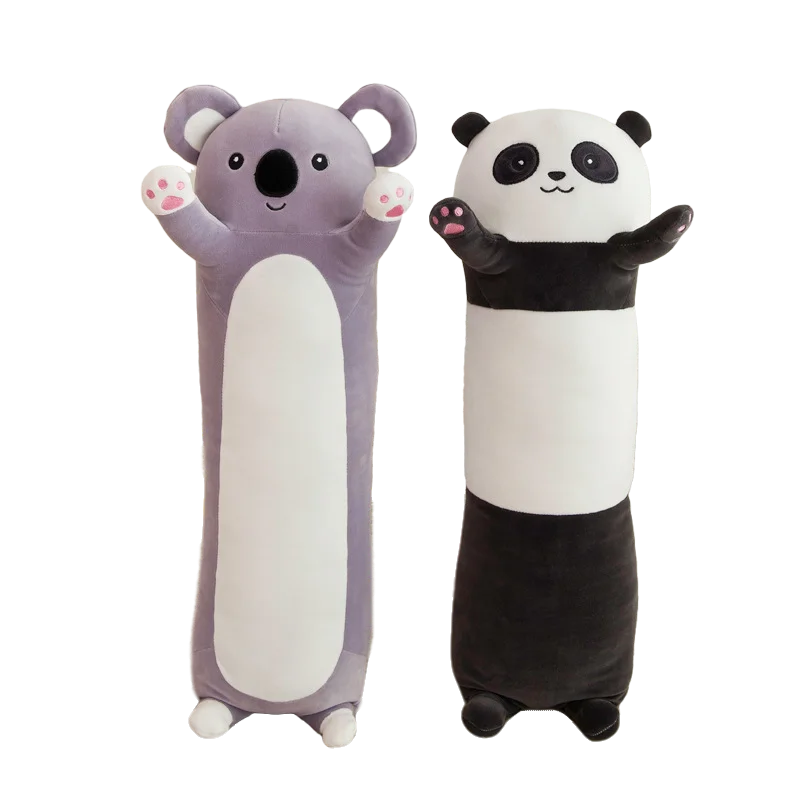 65~120cm Kawaii Koala Panda Long Plush Doll Stuffed