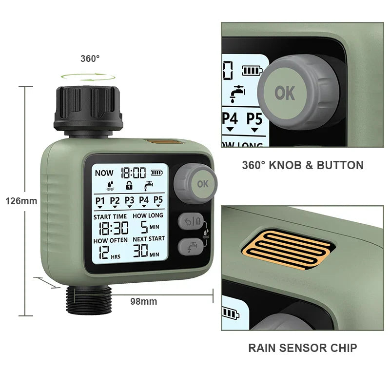 Eshico Garden Water Timer Automatic Watering System Greenhouse