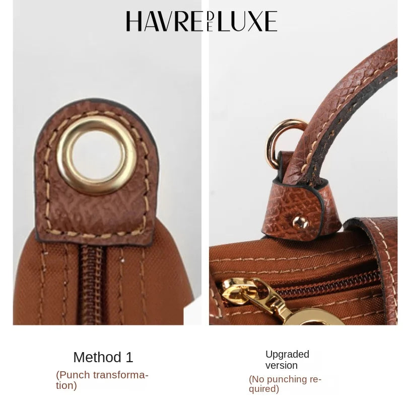 HAVREDELUXE Bag Strap For Longchamp Mini Bag Free