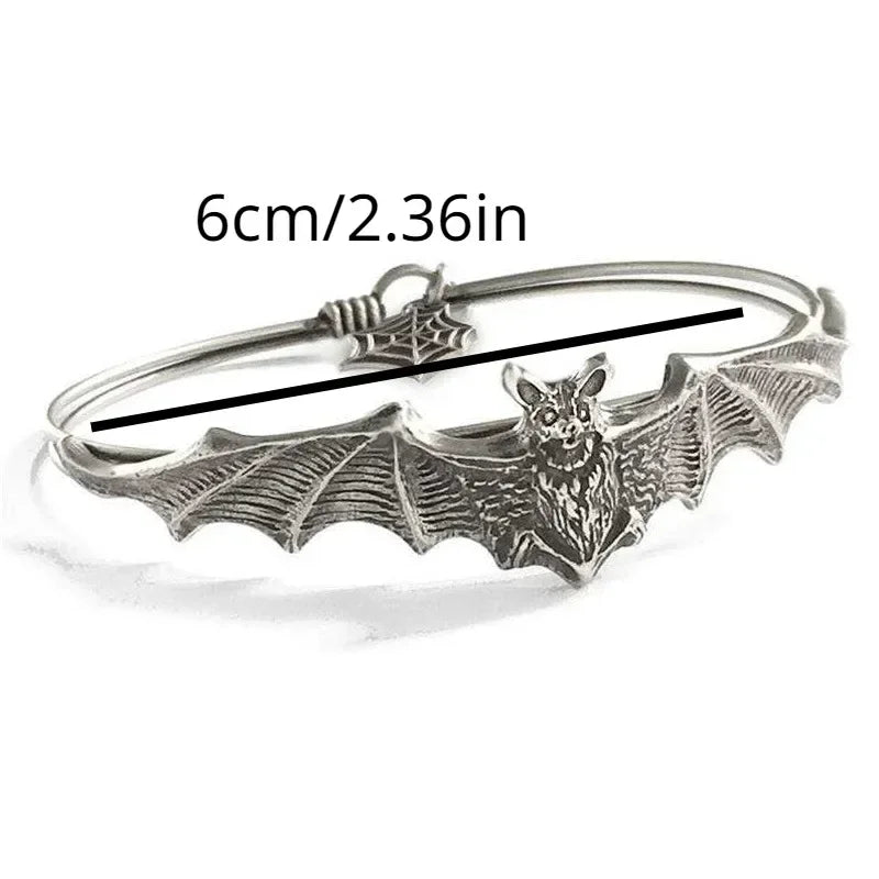 Gothic Halloween Bat Bracelet Male Retro Creative Personalized