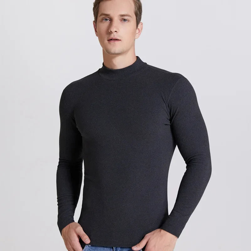 Winter Warm Half High Collar Fashion Thermal Underwear