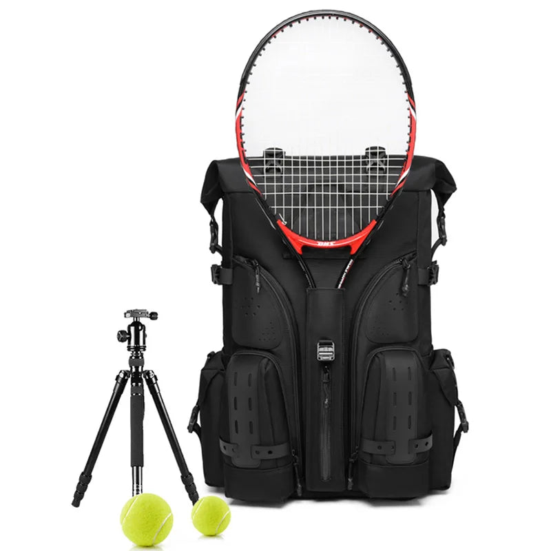 Ozuko Waterproof Tactical Backpack Outdoor Fashion Men's Multifunctional 15.6" Lapt Backpack Large Capacity Travel Tennis Bag