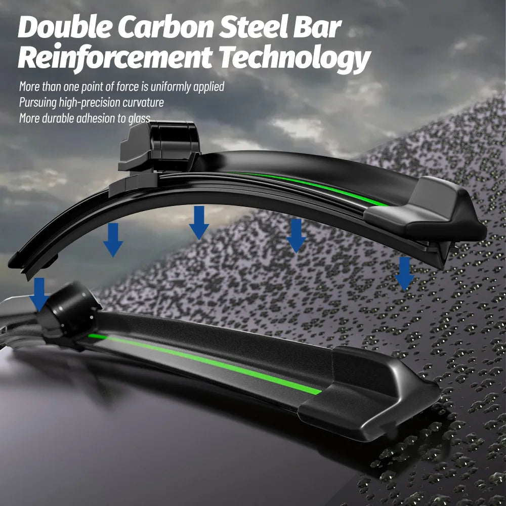 2pcs Front Windshield Wiper Blades For Jeep Wrangler