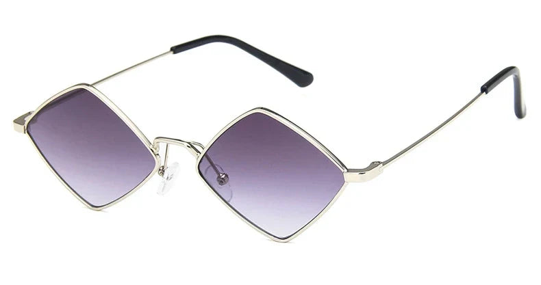 Hipster Polygon Women Sunglasses Irregular Vintage Small Frame