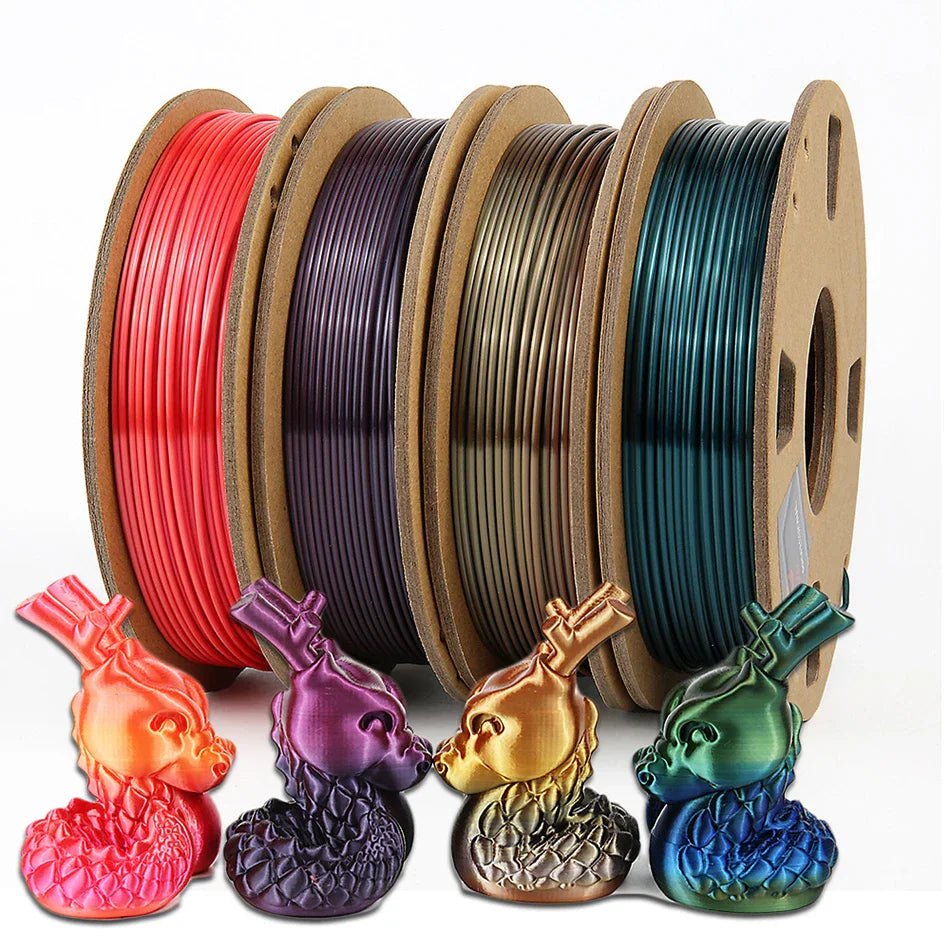 New Silk Rainbow PLA 1.75mm 3D Printing Material