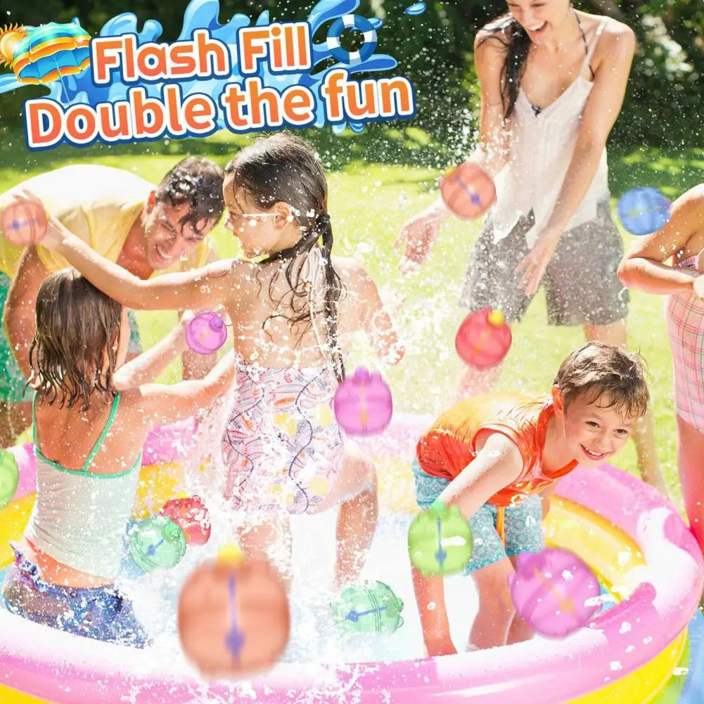 Water Balloon Toy Reusable Silicone Water Ball Refillable