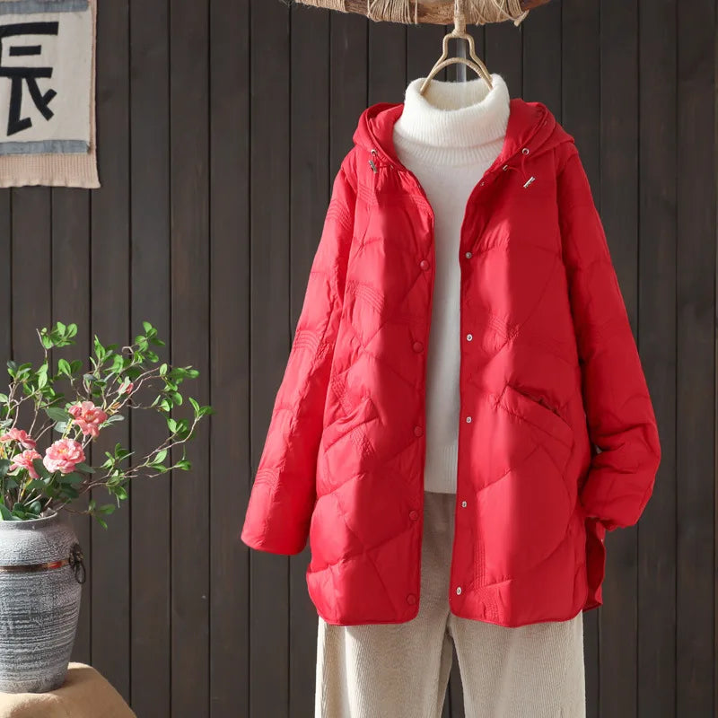 Winter New Arrivals 90% White Duck Down Coat