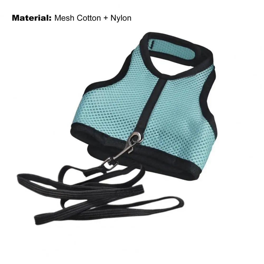 Pet Rabbit Safety Belt Set Adjustable Buckle Decorative