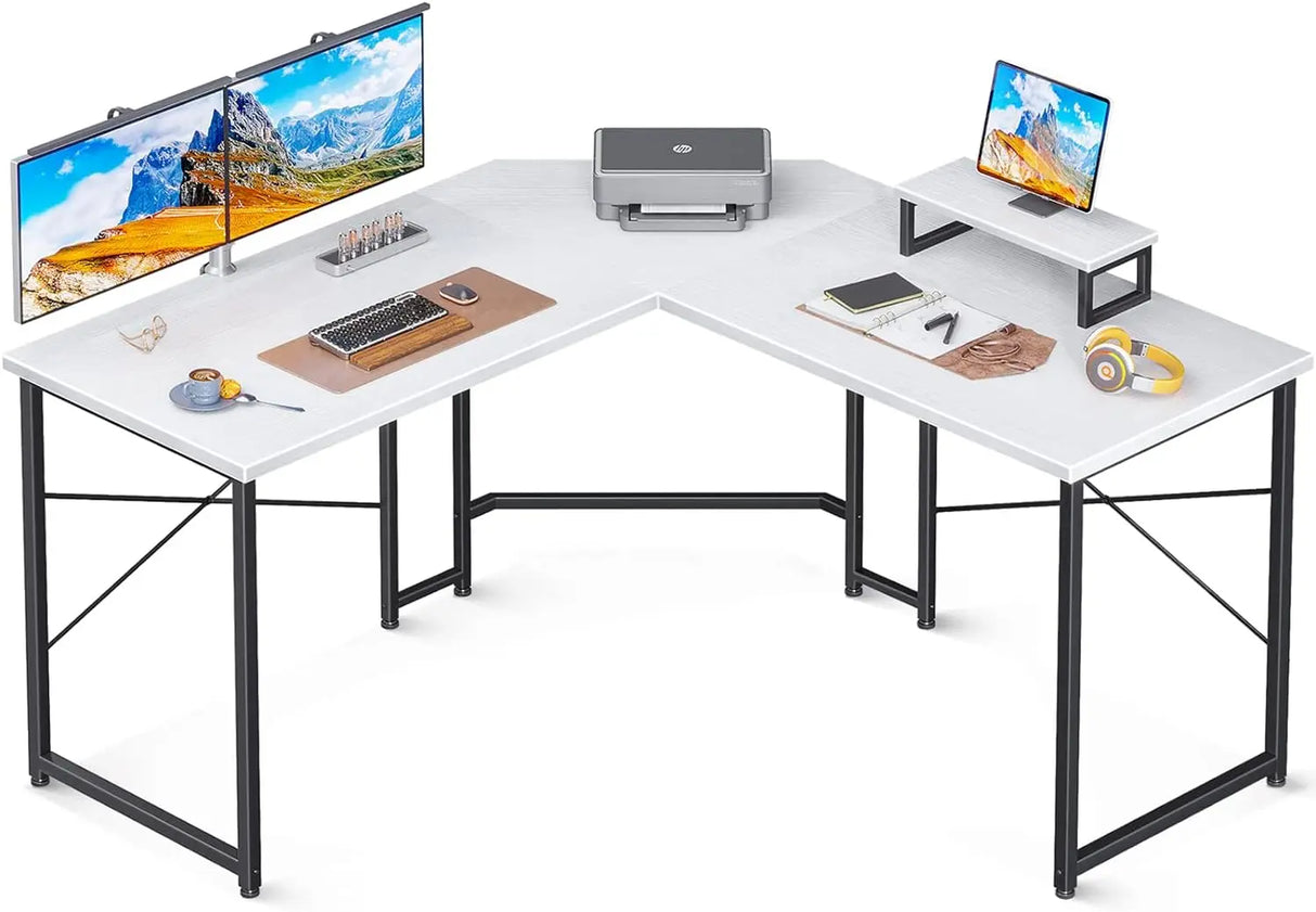 L Shaped Gaming Desk, 51 Inch Computer Desk