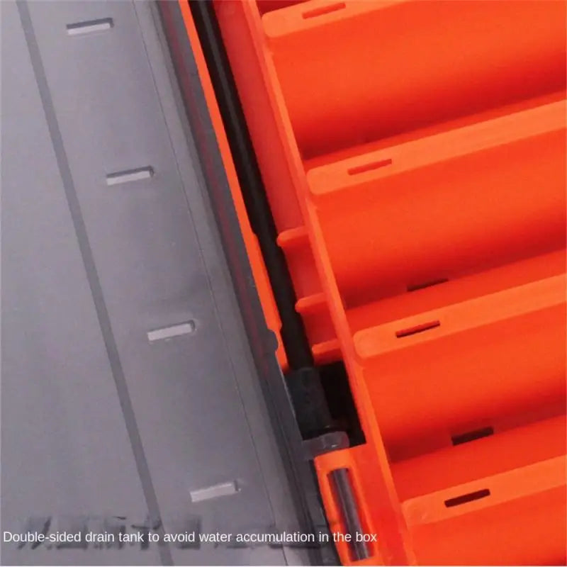Fishing Tackle Box Lure Storage 14 Compartments Double
