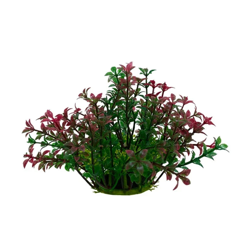 Green Artificial Leaves for Aqua-Terrariums Plants Fish Bowl