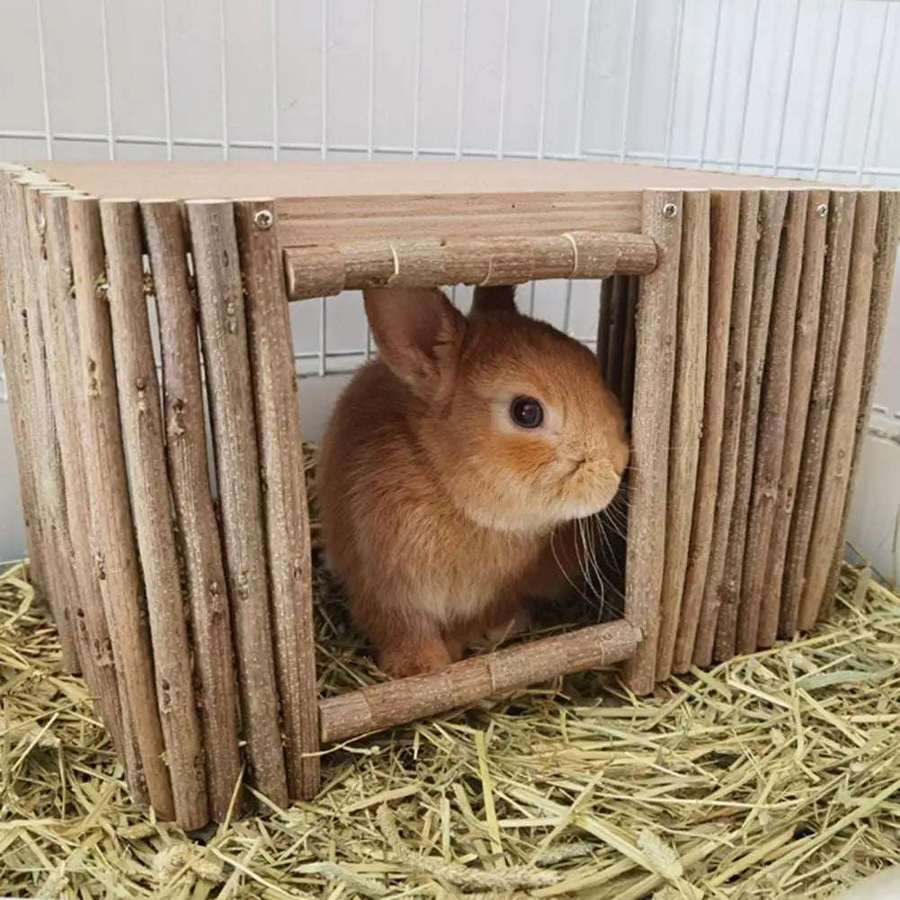Small Animal Nest Shelter Rabbit House Teeth Grinding
