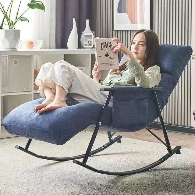 Recliner Nordic Lazy Sofas Rocking Chairs Living Room