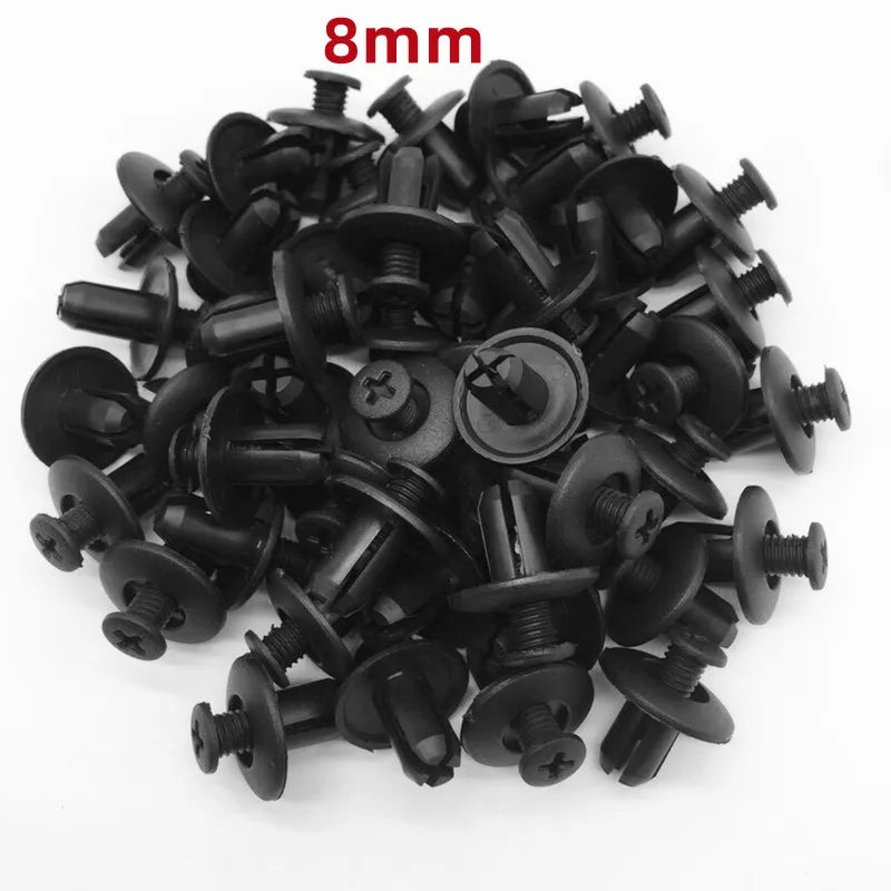 8mm 6mm 10mm Car Mudguard Bumper Rivet Fastener