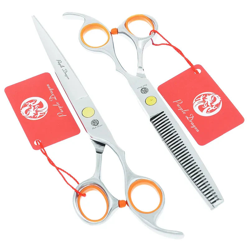 Purple Dragon 7 inch Hair Cutting Scissors 6.5