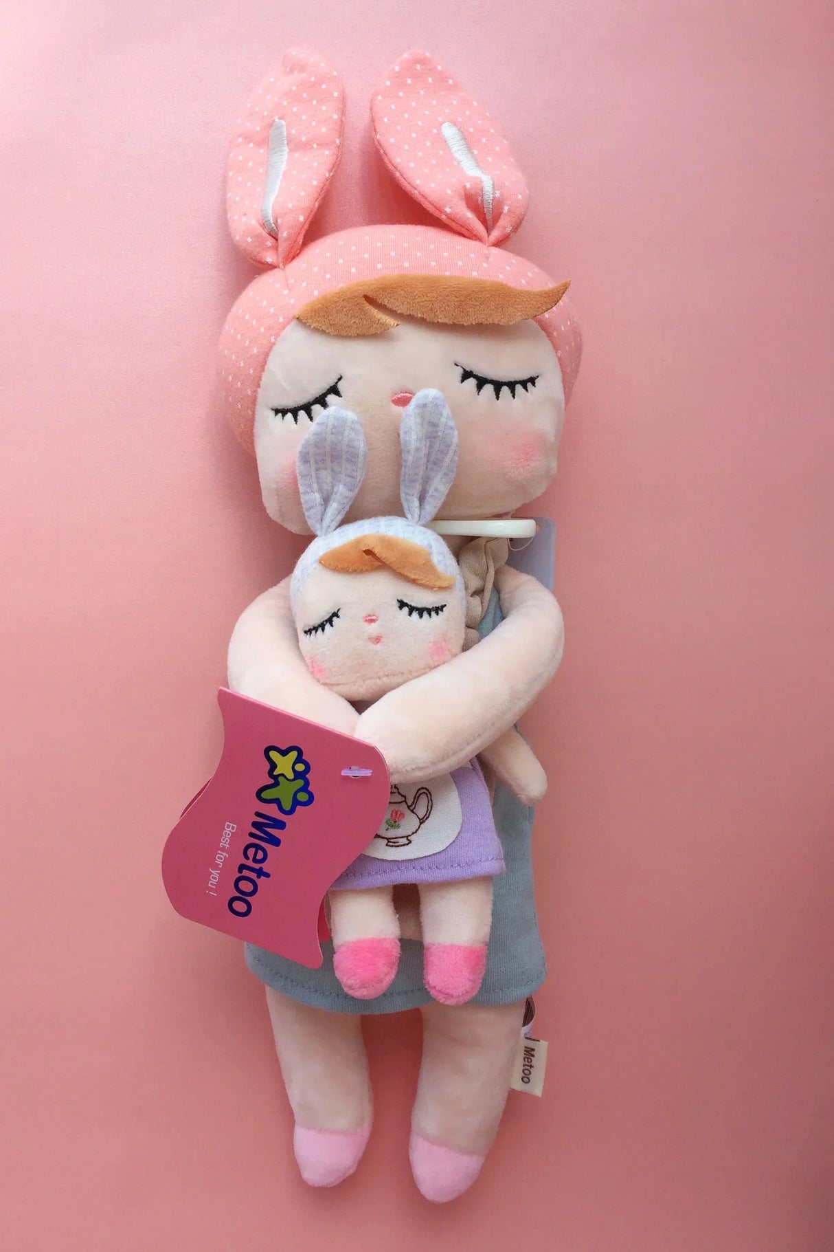 Metoo Doll Stuffed Toys Kawaii Mother and Kid
