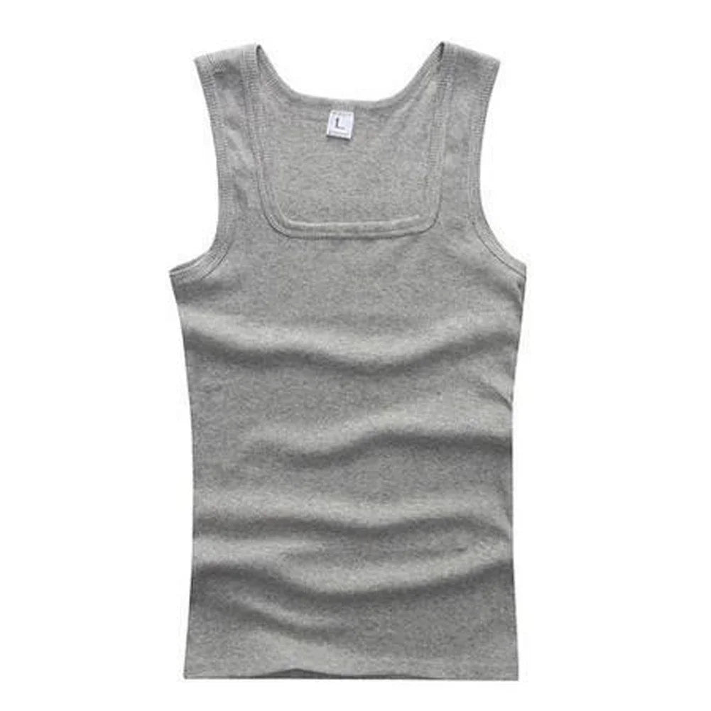 Men Muscle Vests Cotton Underwear Sleeveless Slim Tank