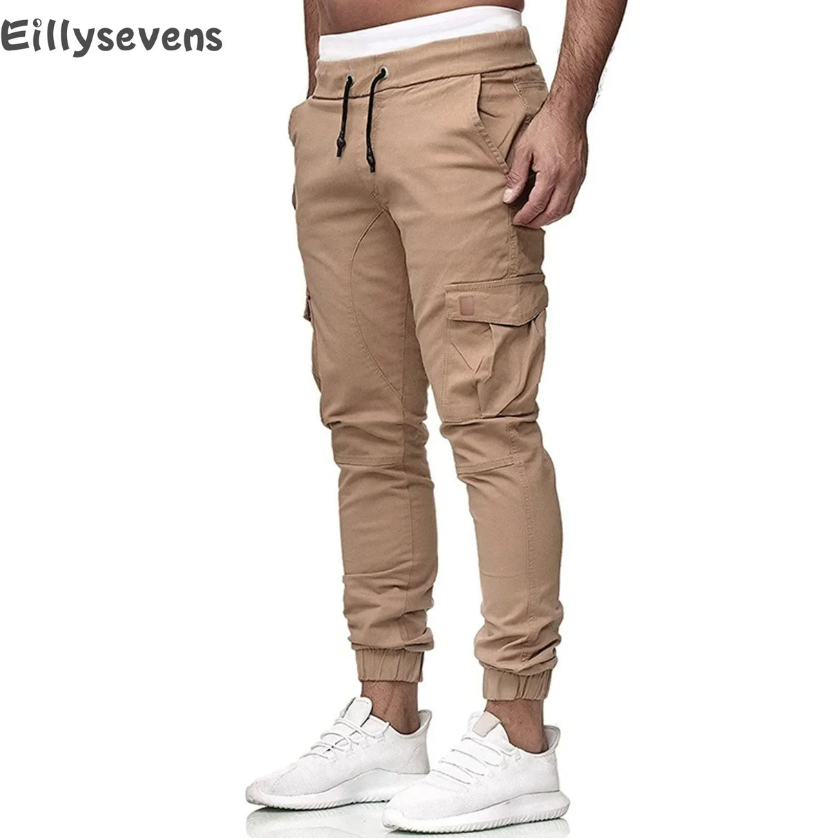 Cargo Pants Mens Multiple Pocket Sports Jogging Trousers