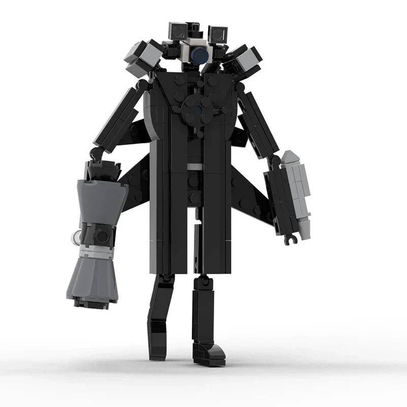 MOC Skibidi Toilet Upgraded Titan Cameraman Building Block