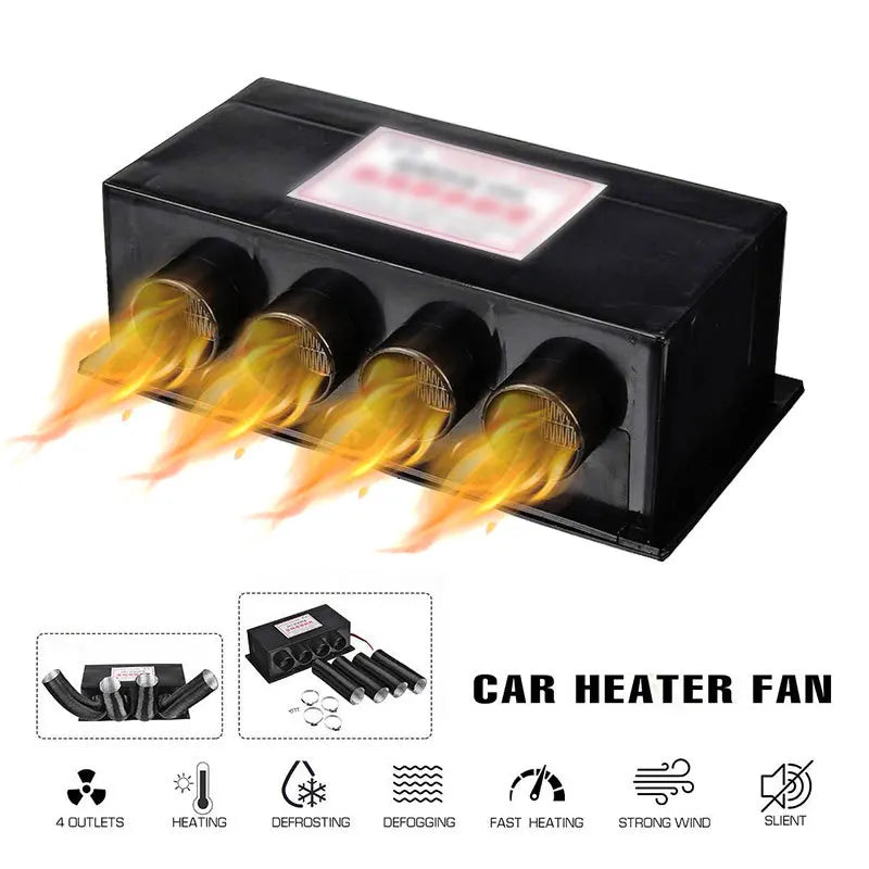24V 800W Car Heater 4 Holes Fast Heating