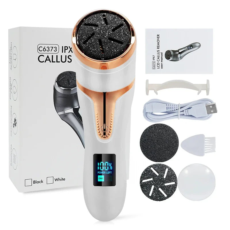 Rechargeable Electric Foot File Electric Pedicure Sander IPX7