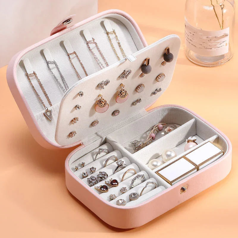 Portable Jewelry Box Jewelry Organizer Display Travel Jewelry