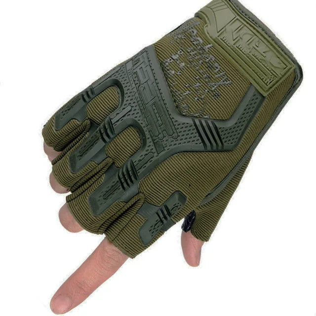 Tactical Military Gloves Half Finger Paintball Airsoft Shot