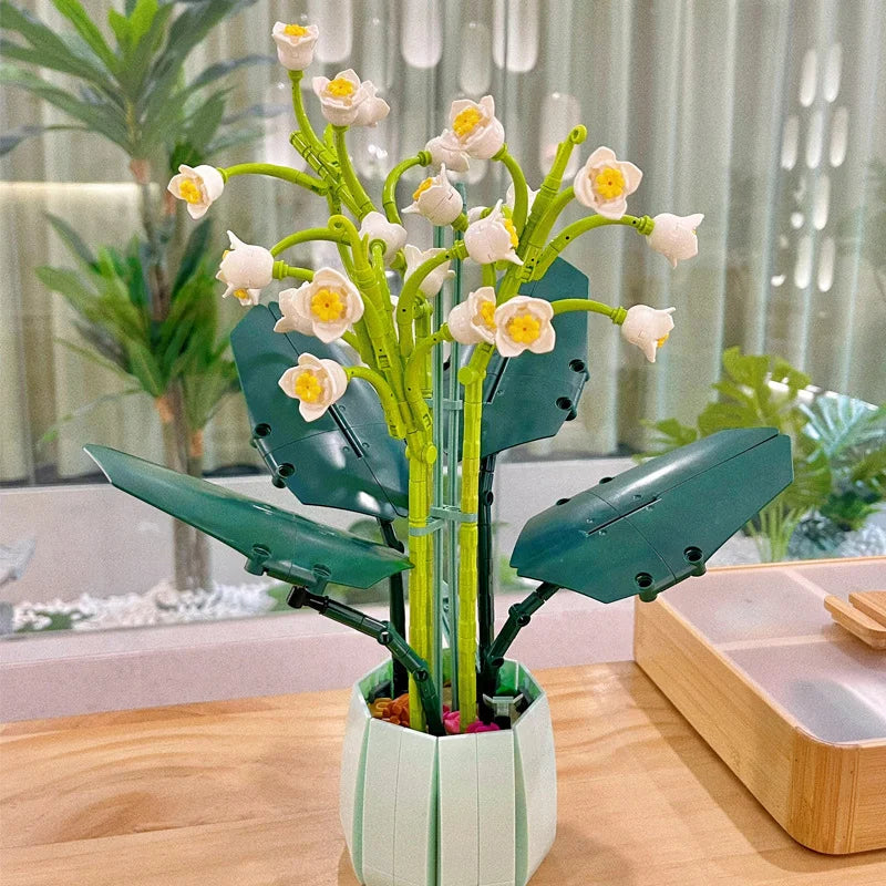 City Creativity Bouquet Flower Cymbidium Faberi Bonsai Potted