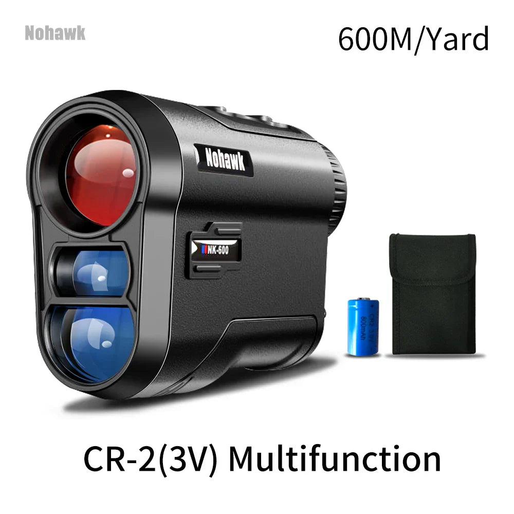 Nohawk 600M 1000Y Golf Laser Rangefinder for Hunting