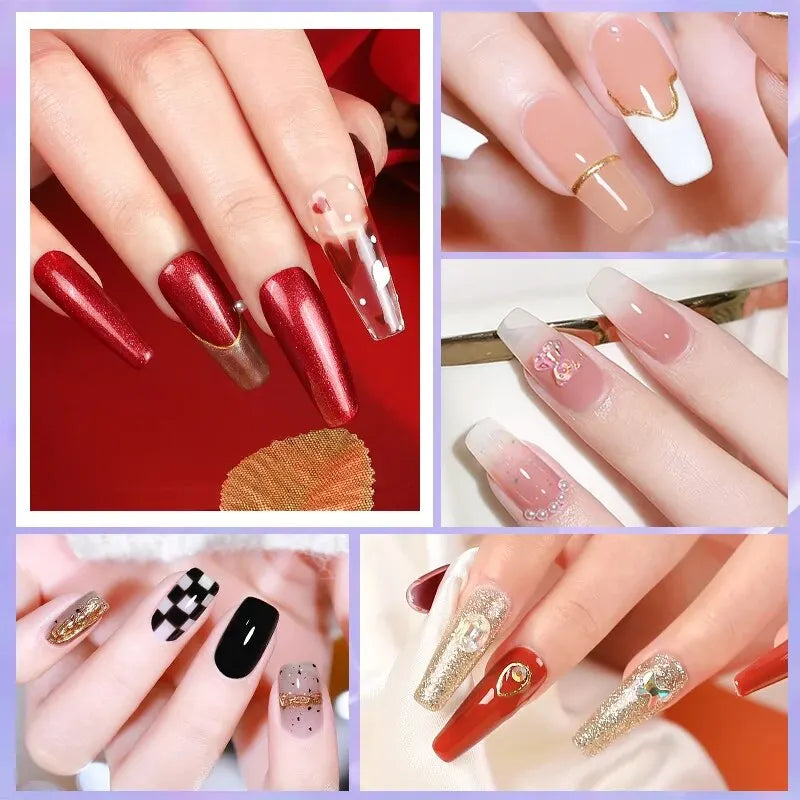Gel Nail Polish Without UV Lamp Set Nail