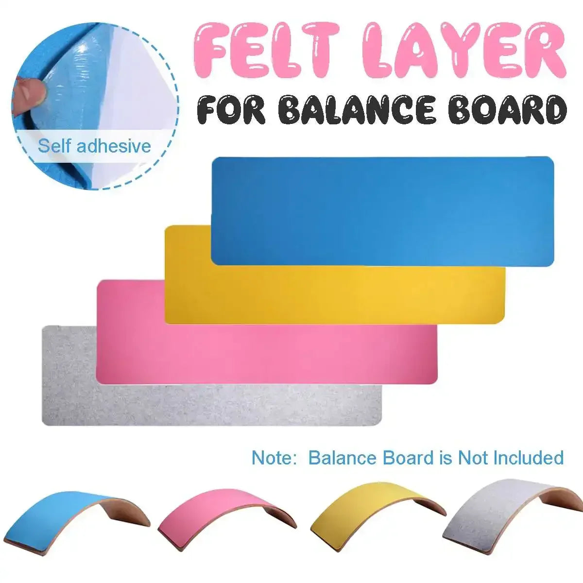 Child Wooden Balance Board Cover Body Wobble Balance