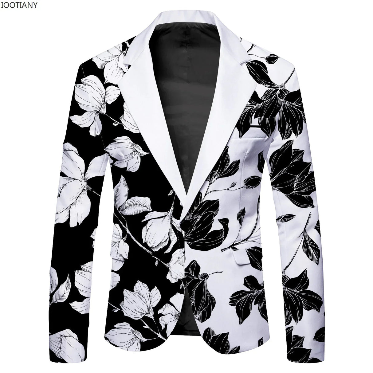IOOTIANY New Fancy Blazer Men 3D Digital Print