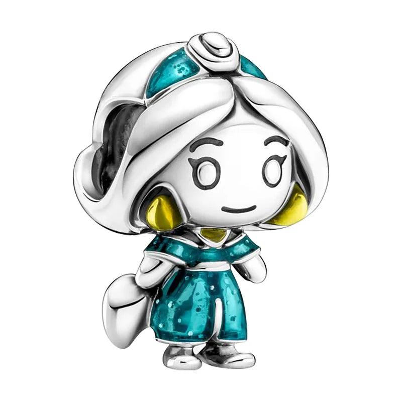 Fit Pandora Beauty and The Beast Charms Bracelet